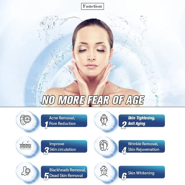 Welocity Professional 7 in 1 Intelligent Multifunctional Oxygen Facial Machine Skin Management System smart ice blue skin analyzer Hydro MicroDermabrasion Hydra Facial Machine Aqua Peel Diamond Peeling Beauty Equipment deep cleansing machine For Clinical